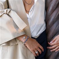 Bracciale Maman et Sophie Donna zaffiro e granato in Argento BPISF2ZAGR - BPISF2ZAGR